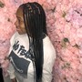 Medium Knotless Braids