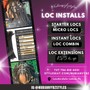 Micro locs retie  deposit only