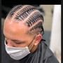 Men braids-Cornrows 5-6