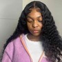 Closure wig install