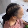 Braids to the back (Real Hair, Men)