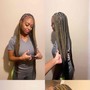 5 Jumbo Knotless Braids