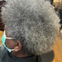 Wash, Trim, No blow-dry (wet cut)