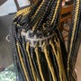 Medium Box Braids Butt