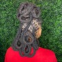 Loc Extensions wavy texture