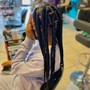 Large knotless Box Braids