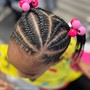 Kid's Braided ponytail