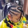 Kid's Braided ponytail