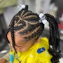 Kid's Braided ponytail