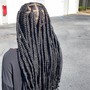 Medium Knotless Braids