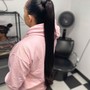 Natural hair Box Braids