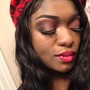 False Lashes, Full Face Glam, Full Face Make-Up, Full Makeup Application