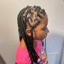 (5-11) Kid's Braids w/ Hair $25 deposit due at booking !