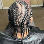 Extra Large Feed In Braids