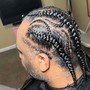 Men Basic Braids with Extensions