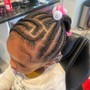 Kid's Braids with extension