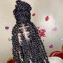 Natural Hair  Box Braids