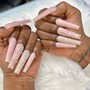 Marble polish or sweater nails