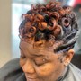 Shampoo /Style on Relaxed  Hair