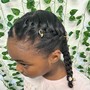 Kid’s Corn-row Braid