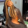 Med Knotless braids