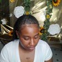 Med knotless Braids