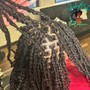 Distressed soft locs