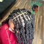 Distressed soft locs