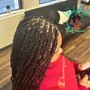 Distressed soft locs