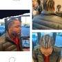 Male Bun Braids