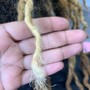 Loc knot( CUBAN HAIR INCLUDED)