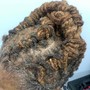 Loc knots(no hair added)