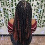 Braids knotless Boho/short