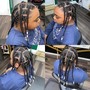 Pre-teen Straight Back Cornrows (No Extensions Added -Up to 10 braids)