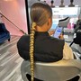 Slick Braided ponytail