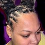 Braid/ Faux Loc over Loc