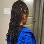 10 years and younger Kid's medium knotless