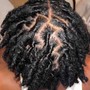 Retwist + Style Short Locs