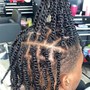 Cornrow braid down