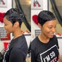 Relaxer Retouch,Semi-Permanent Color & Cut