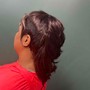 Mullet with HD lace closure