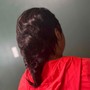 Mullet with HD lace closure