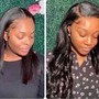 Medium waist length goddess braids