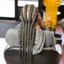 Medium  waist length Knotless Box Braids