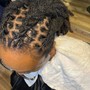 Kid's cornrows natural hair