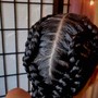 Braided updo