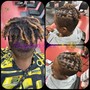 Retwist and shampoo- Half