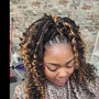 Loose hair Crochets