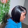 Pixie cut quickweave