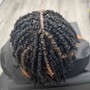 Small Feed-in Cornrow Ponytail